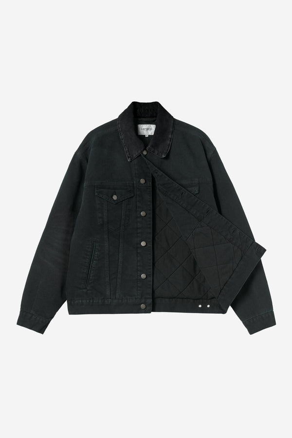 Carhartt Wip OG TRUCKER JACKET Black / Black stone canvas