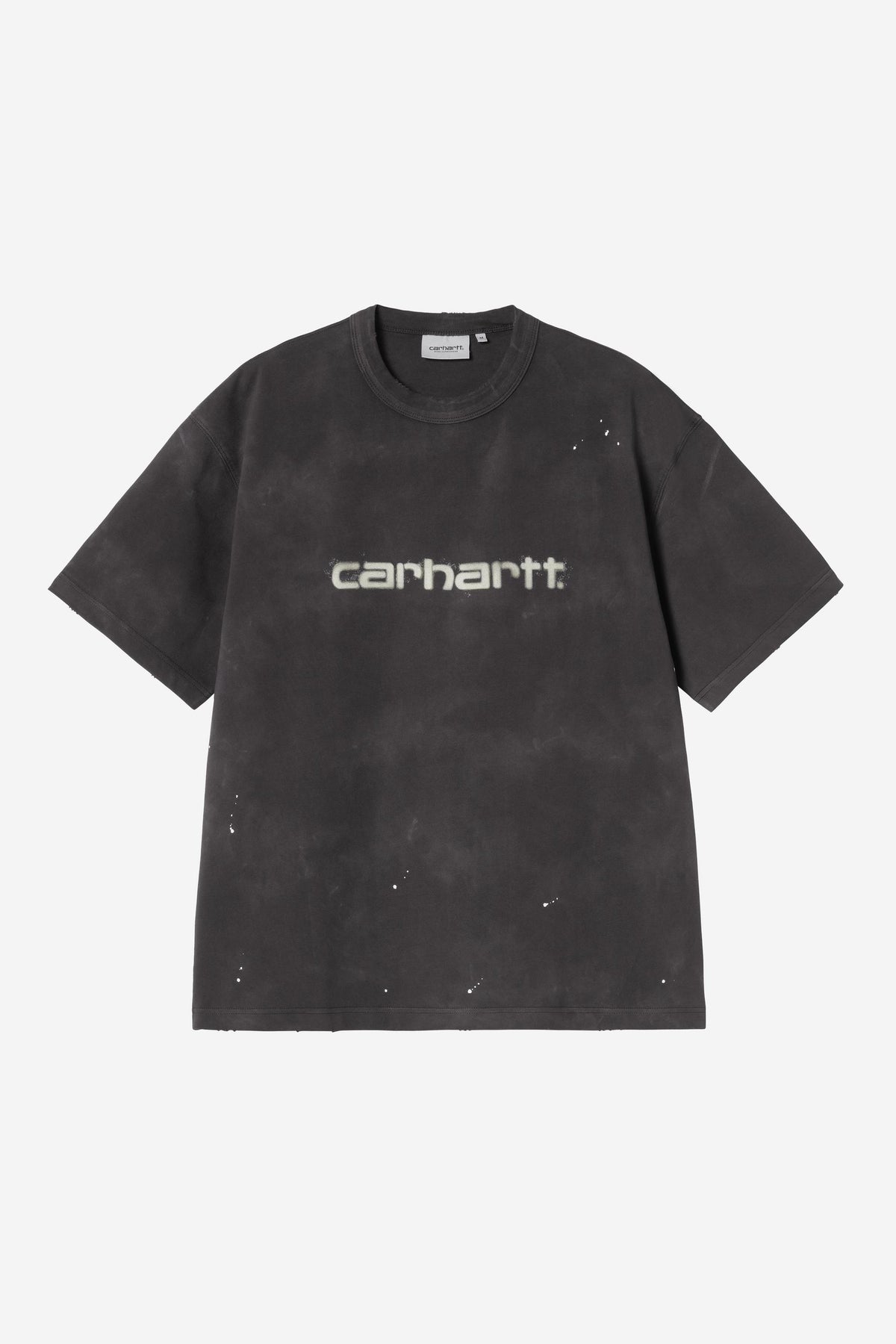 Carhartt Wip PAINTER S/S TEE Black destroy wash splatter