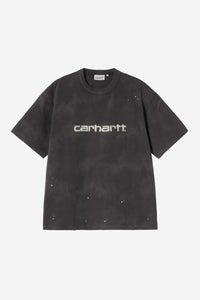 Carhartt Wip PAINTER S/S TEE Black destroy wash splatter