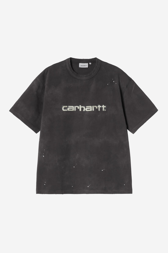 Carhartt Wip PAINTER S/S TEE Black destroy wash splatter — Carhartt WIP