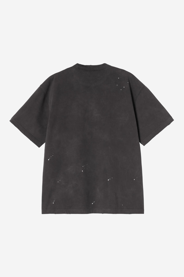 Carhartt Wip PAINTER S/S TEE Black destroy wash splatter