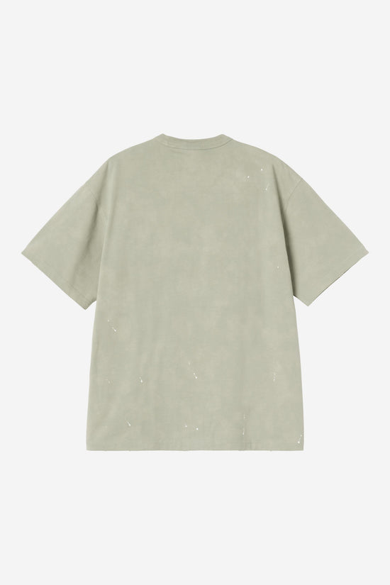 Carhartt Wip PAINTER S/S TEE Shady Green destroy wash splatter