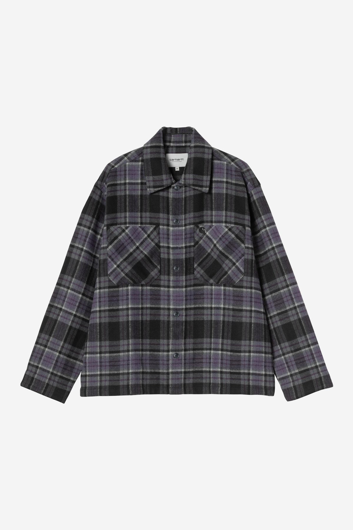 Carhartt Wip PARSON L/S SHIRT Parson Check Shady Purple