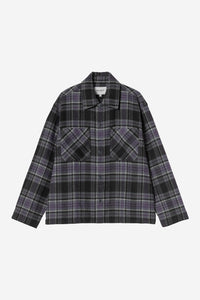 Carhartt Wip PARSON L/S SHIRT Parson Check Shady Purple