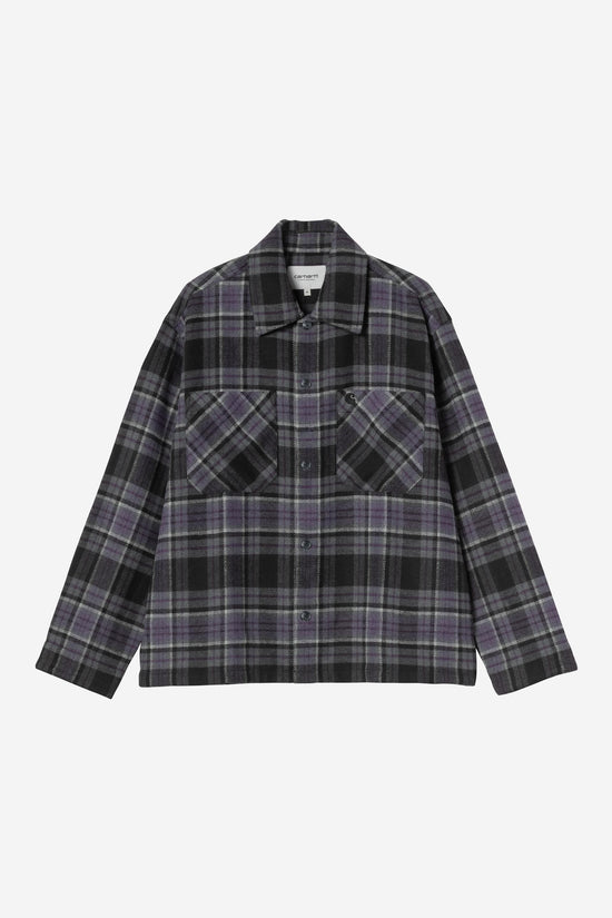 Carhartt Wip PARSON L/S SHIRT Parson Check Shady Purple — Carhartt WIP