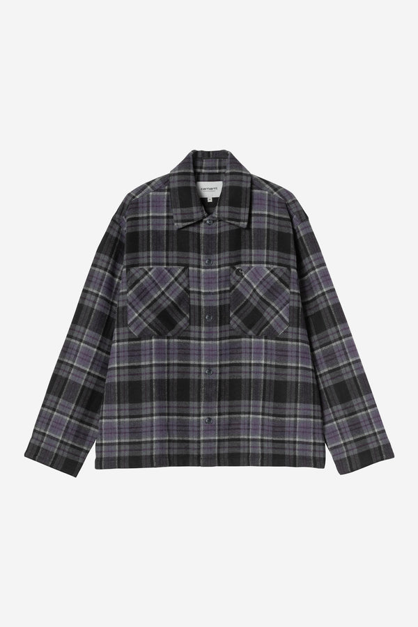 Carhartt Wip PARSON L/S SHIRT Parson Check Shady Purple — Carhartt Wip
