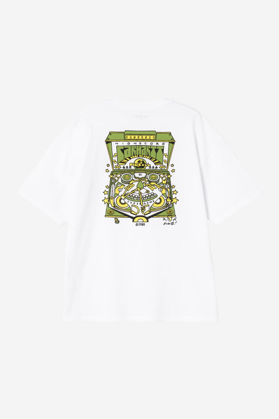 Carhartt Wip PINBALL S/S TEE White