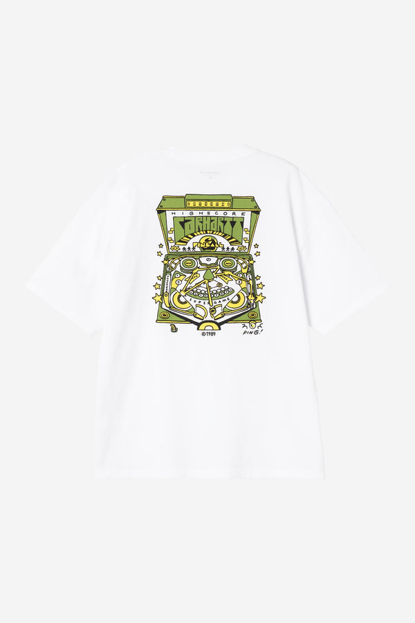 Carhartt Wip PINBALL S/S TEE White