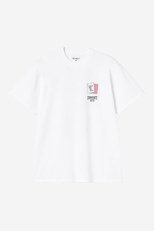 Carhartt Wip PLAYING CARDS S/S TEE White — Carhartt Wip