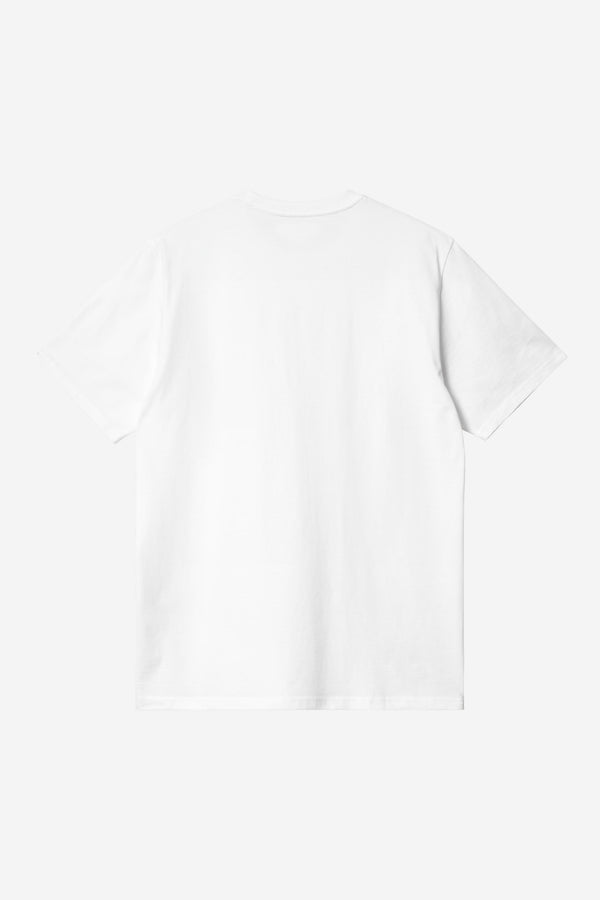 Carhartt Wip POCKET HEART S/S TEE White / Red