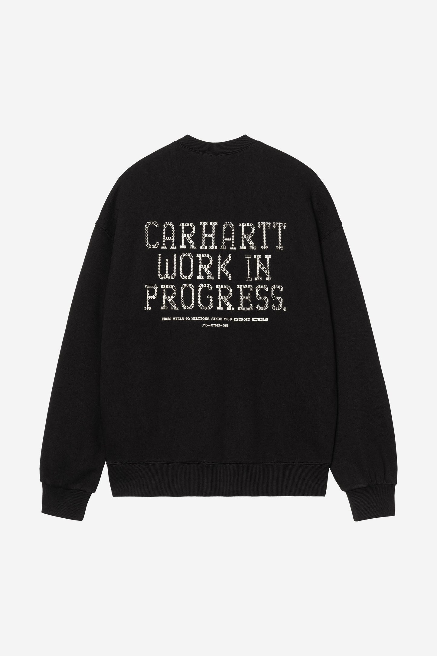 Carhartt Wip PUNCHED SWEAT Black