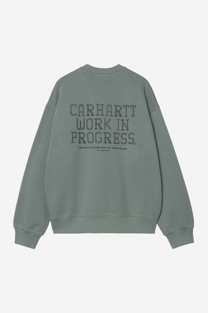 Carhartt Wip PUNCHED SWEAT Velvet Green
