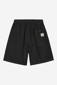 Carhartt Wip RAINER SHORT Black garment dyed