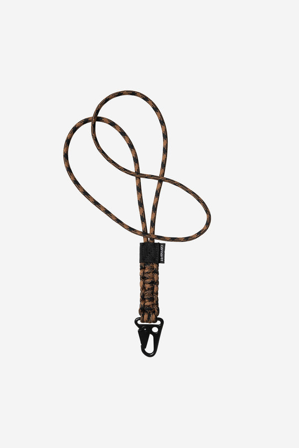 Carhartt Wip ROPE KEYCHAIN Hamilton Brown / Black — Carhartt Wip