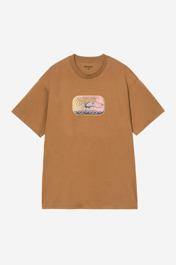 Carhartt Wip SARDINAS S/S TEE Hamilton Brown — Carhartt Wip