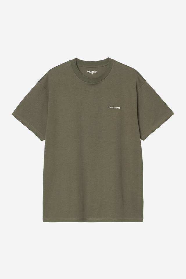 Carhartt Wip SCRIPT EMBROIDERY S/S TEE Leaf / White