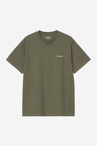 Carhartt Wip SCRIPT EMBROIDERY S/S TEE Leaf / White