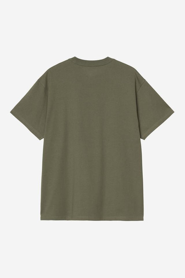 Carhartt Wip SCRIPT EMBROIDERY S/S TEE Leaf / White