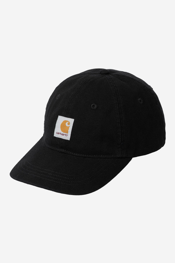 Carhartt Wip SELBY CANVAS CAP Black stone washed — Carhartt Wip
