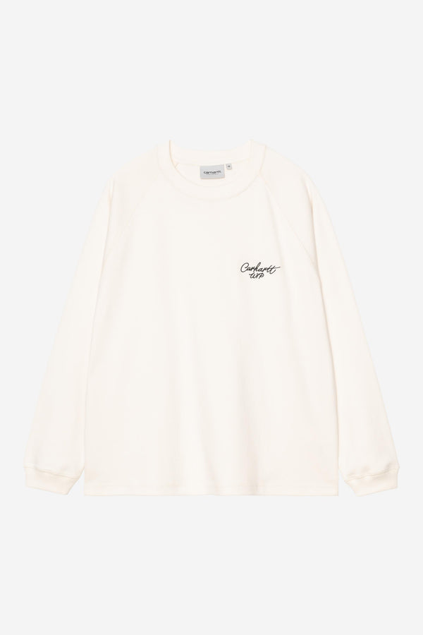Carhartt Wip SIGNATURE RIB L/S TEE Wax / Black — Carhartt Wip