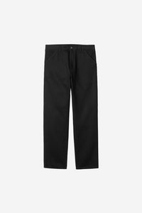 Carhartt Wip SINGLE KNEE PANT Black rinsed