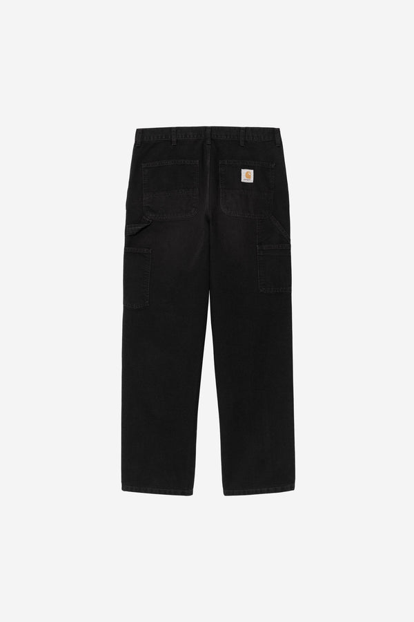 Carhartt Wip SINGLE KNEE PANT Black stone canvas — Carhartt Wip