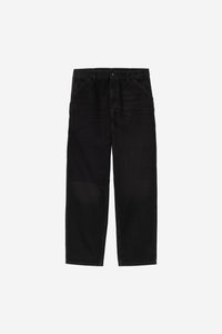 Carhartt Wip SINGLE KNEE PANT Black stone canvas