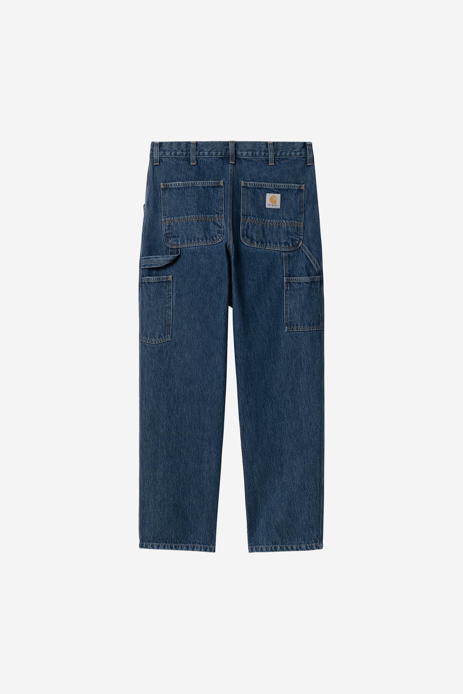 Carhartt Wip SINGLE KNEE PANT Blue stone washed