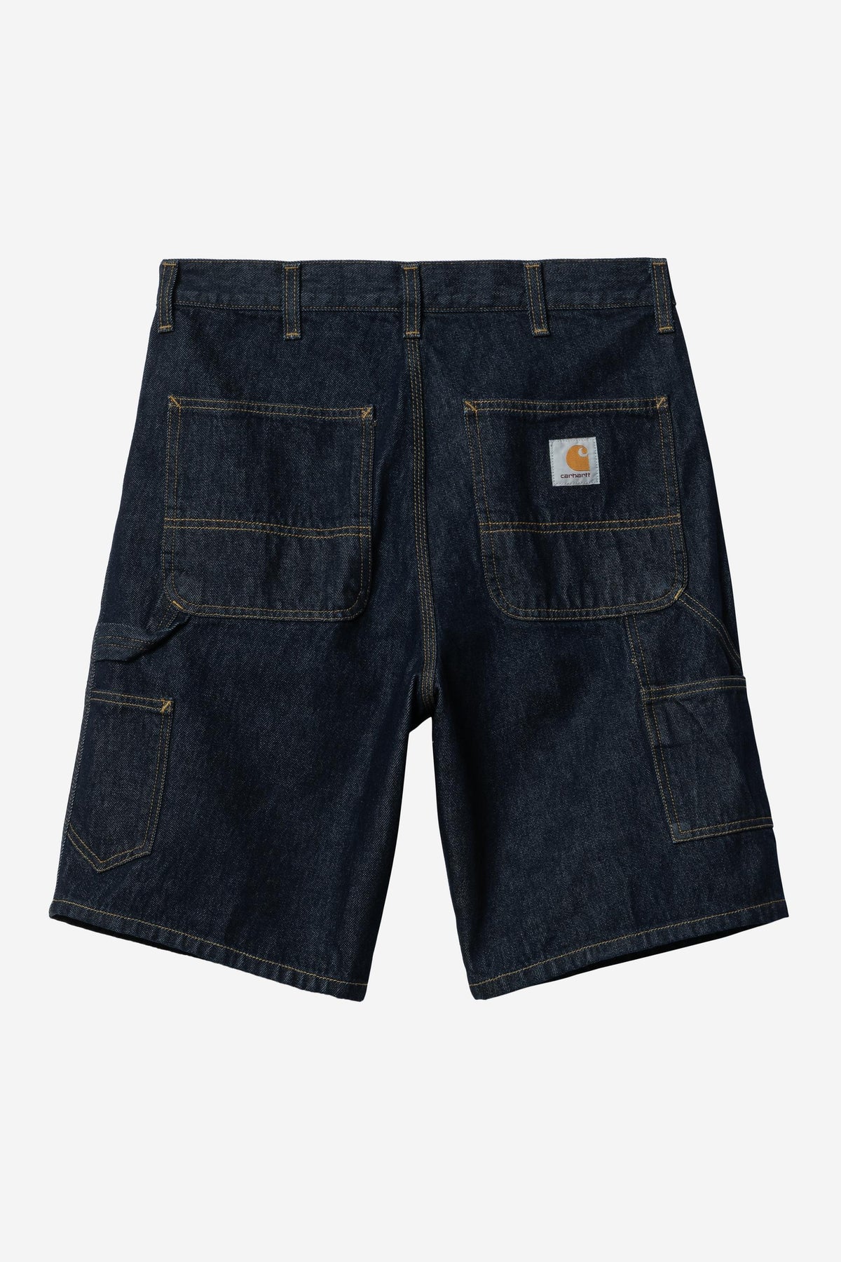 Carhartt Wip SINGLE KNEE SHORT Blue rinsed