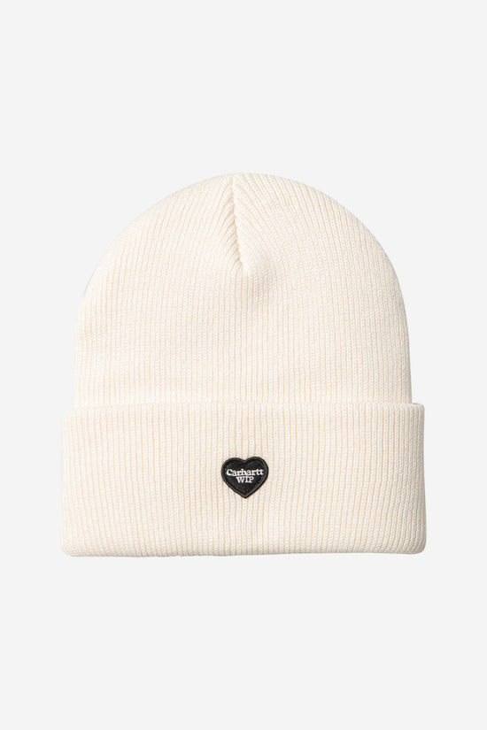 Carhartt Wip SMALL HEART BEANIE Natural — Carhartt WIP