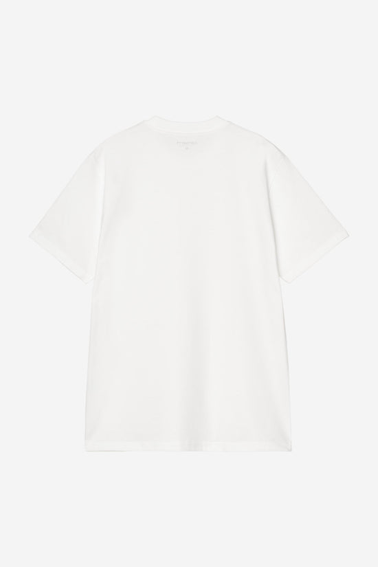 Carhartt Wip SMALL HEART S/S TEE White / Red