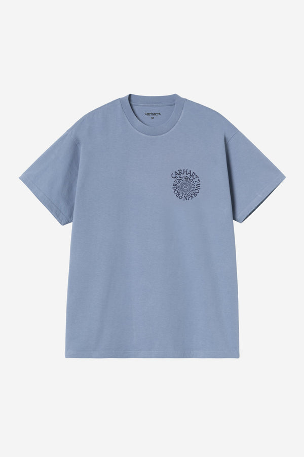 Carhartt Wip SPIRALS S/S TEE Gentle Blue