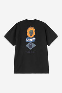 Carhartt Wip STACKED GRAPES S/S TEE Black