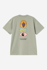 Carhartt Wip STACKED GRAPES S/S TEE Shady Green