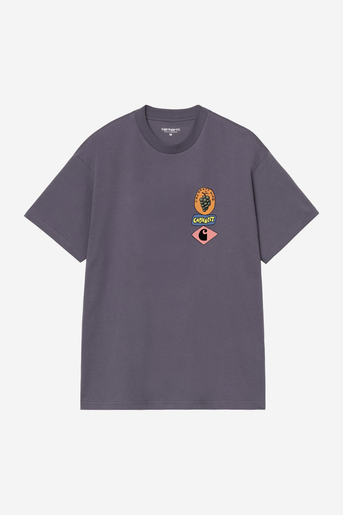 Carhartt Wip STACKED GRAPES S/S TEE Shady Purple
