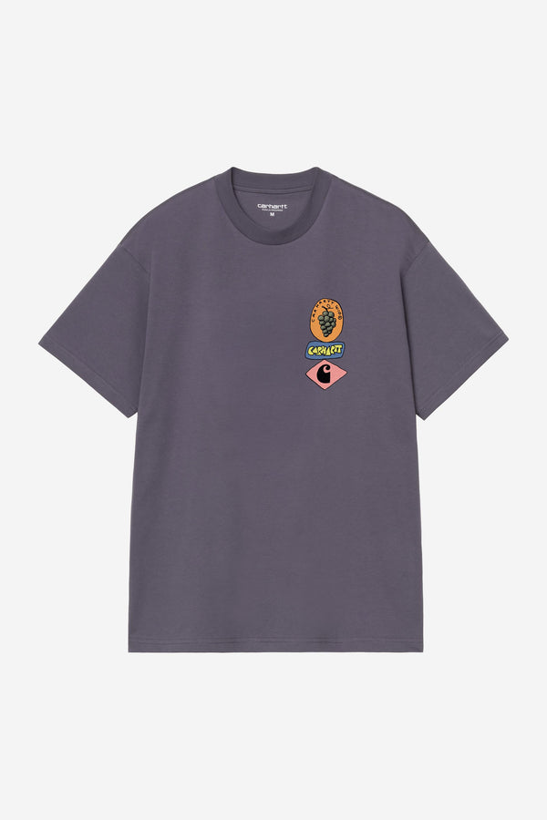 Carhartt Wip STACKED GRAPES S/S TEE Shady Purple — Carhartt Wip