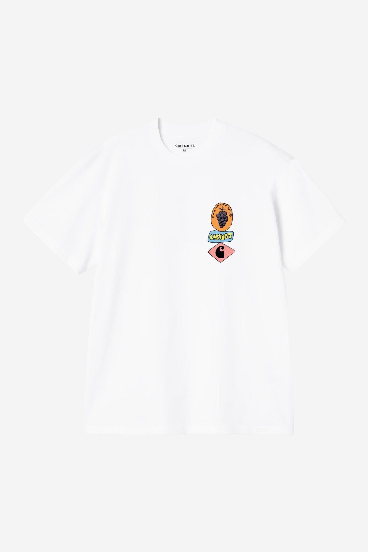 Carhartt Wip STACKED GRAPES S/S TEE White