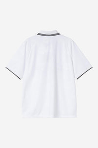 Carhartt Wip TERRACE FOOTBALL S/S TEE Heart Train Jacquard White