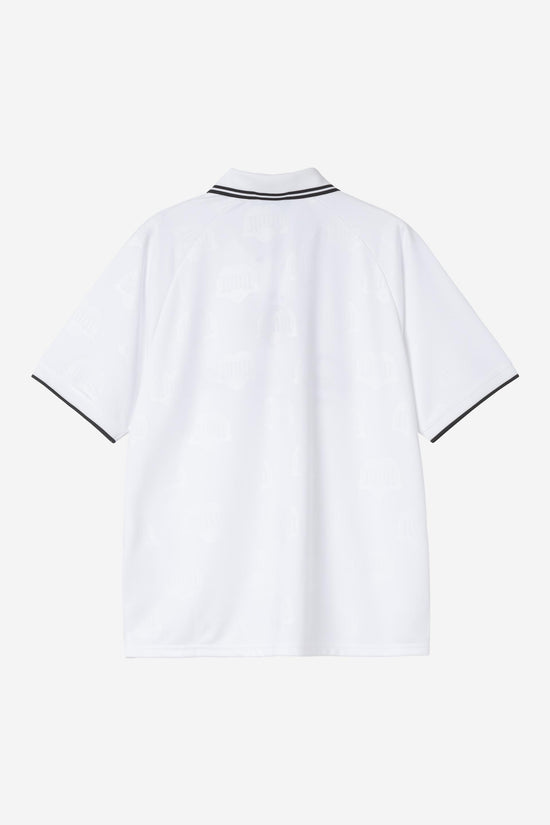 Carhartt Wip TERRACE FOOTBALL S/S TEE Heart Train Jacquard White