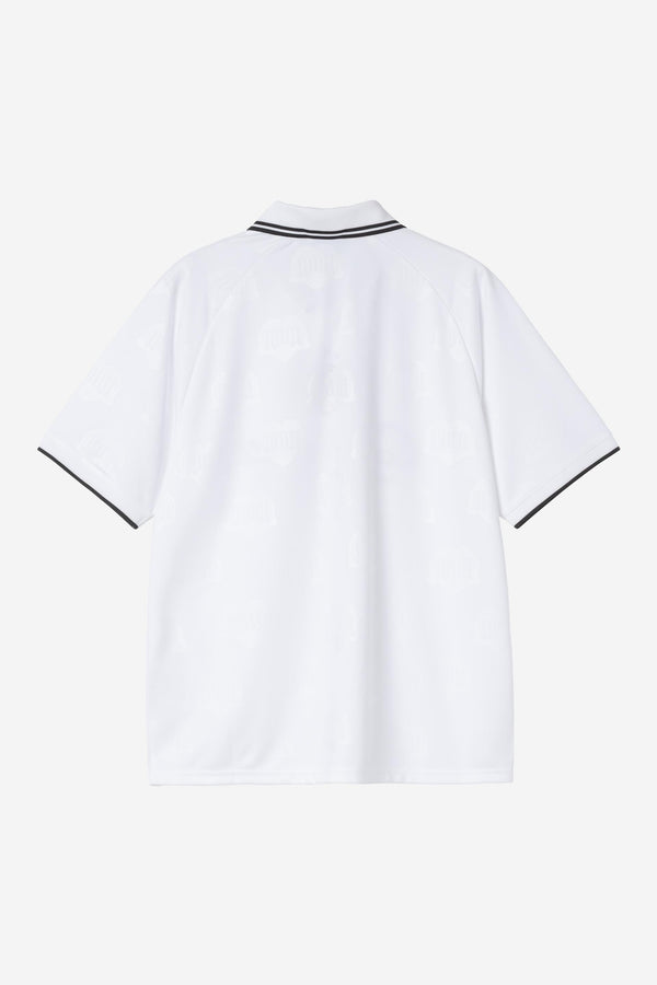 Carhartt Wip TERRACE FOOTBALL S/S TEE Heart Train Jacquard White