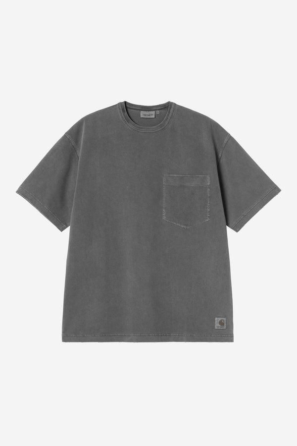 Carhartt Wip TORION POCKET S/S TEE Black grind washed — Carhartt Wip