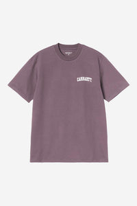 Carhartt Wip UNIVERSITY SCRIPT S/S TEE Phlox / White