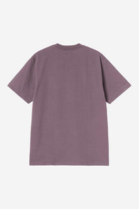Carhartt Wip UNIVERSITY SCRIPT S/S TEE Phlox / White