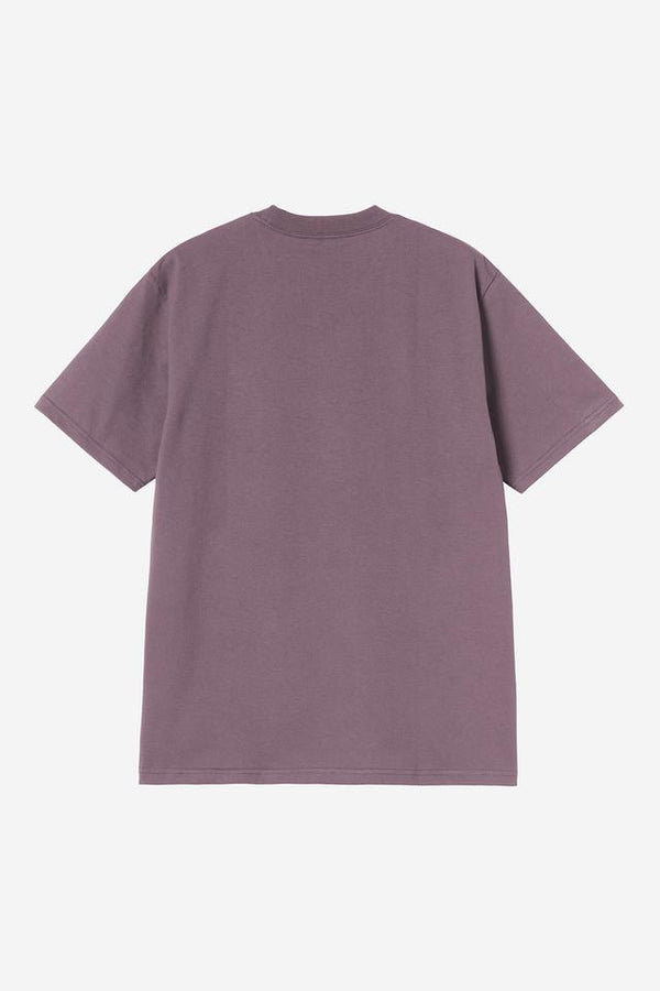 Carhartt Wip UNIVERSITY SCRIPT S/S TEE Phlox / White
