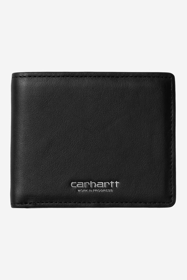 Carhartt Wip VEGAS BILLFOLD WALLET Black / Silver — Carhartt Wip
