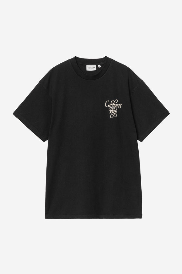 Carhartt Wip VESTIGE S/S TEE Black stone washed