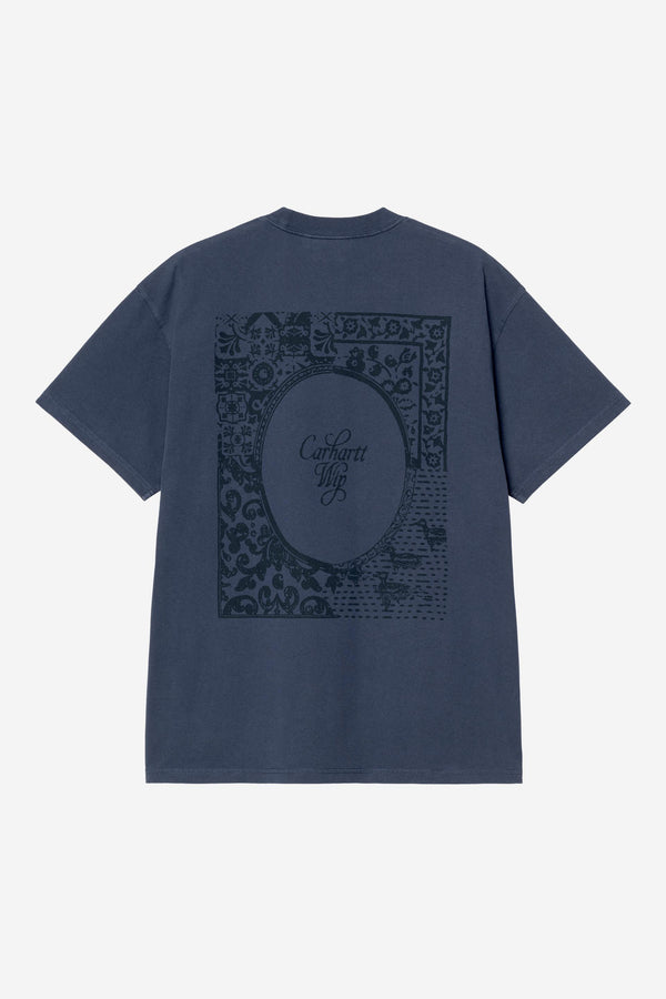 Carhartt Wip VESTIGE S/S TEE Blue stone washed — Carhartt Wip