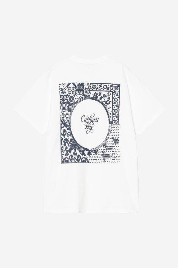 Carhartt Wip VESTIGE S/S TEE White stone washed — Carhartt Wip