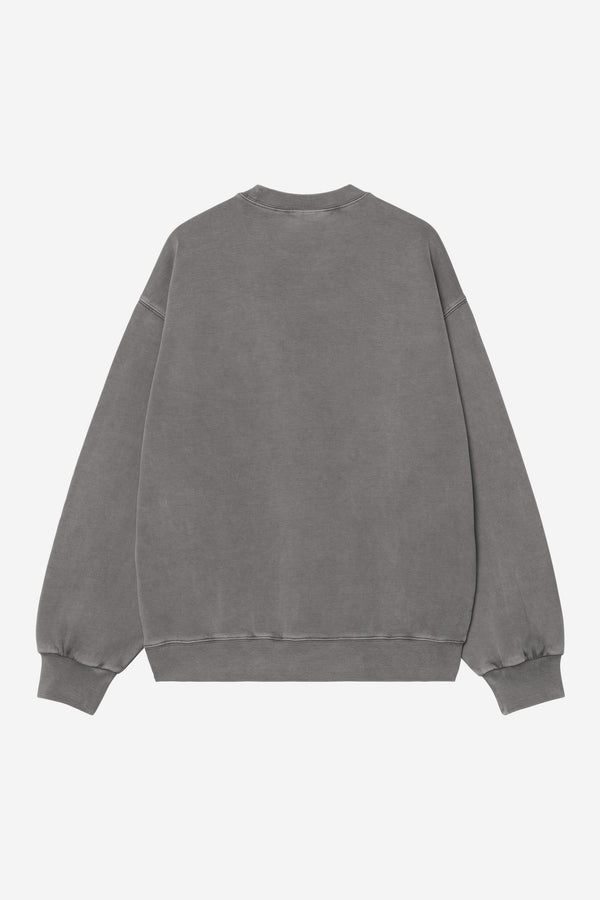 Carhartt Wip VISTA SWEAT Black garment dyed