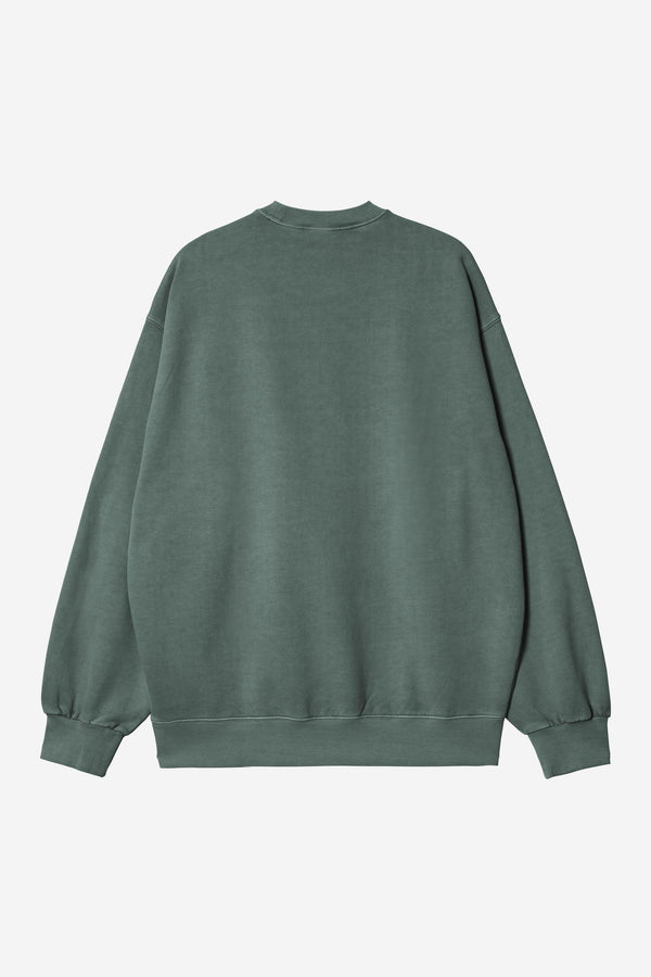 Carhartt Wip VISTA SWEAT Dark Scarab garment dyed